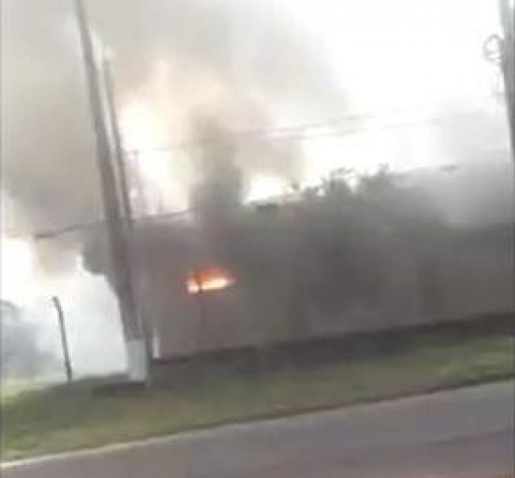 Reportan incendio en subestaciÃ³n de la ANDE en Santa Rosa del Aguaray