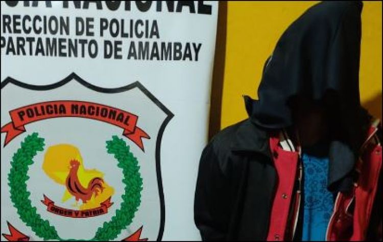 Supuesto ladronzuelo sacado de circulación y puesto a disposición del Ministerio Público