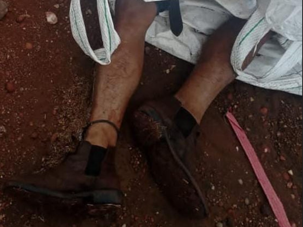 Indígena encontrado muerto en sobre un camino vecinal de la colonia San Luis