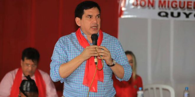 Baruja promete cambiar la realidad del país desde el Senado
