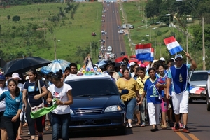 Hoy se realiza la tradicional peregrinación desde Ybype hasta el Oratorio de la Virgencita Azul de Caacupé