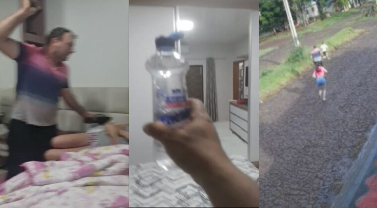 Agresivo brasileño atacó a su familia e intentó quemar la casa