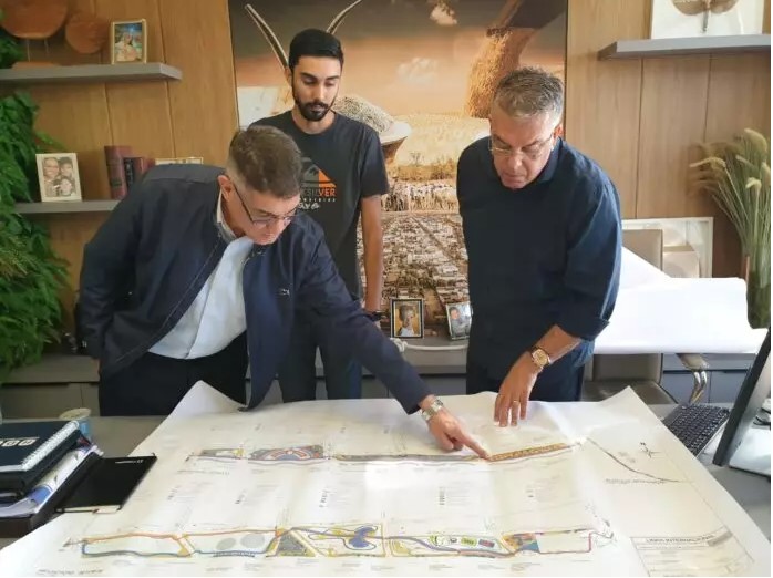  Eduardo Campos y Ronald Acevedo firman convenio de cooperación técnica e inició de obras sobre la línea Internacional