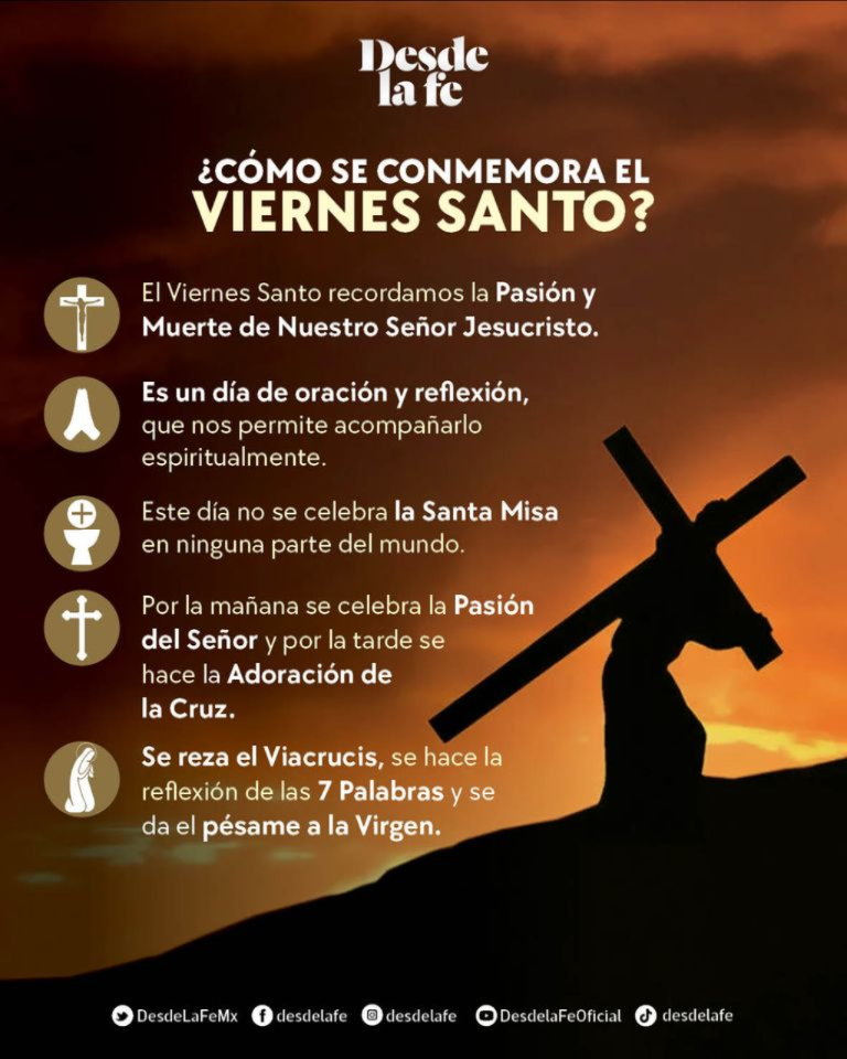 Viernes Santo 2024: origen, qué significa y por qué se celebra en Semana Santa