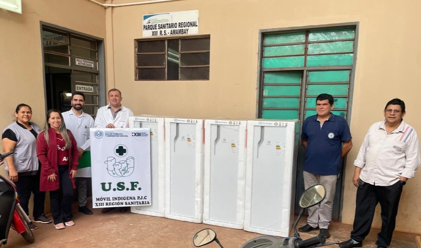 USF de Amambay reciben equipos para fortalecer atención a comunidades