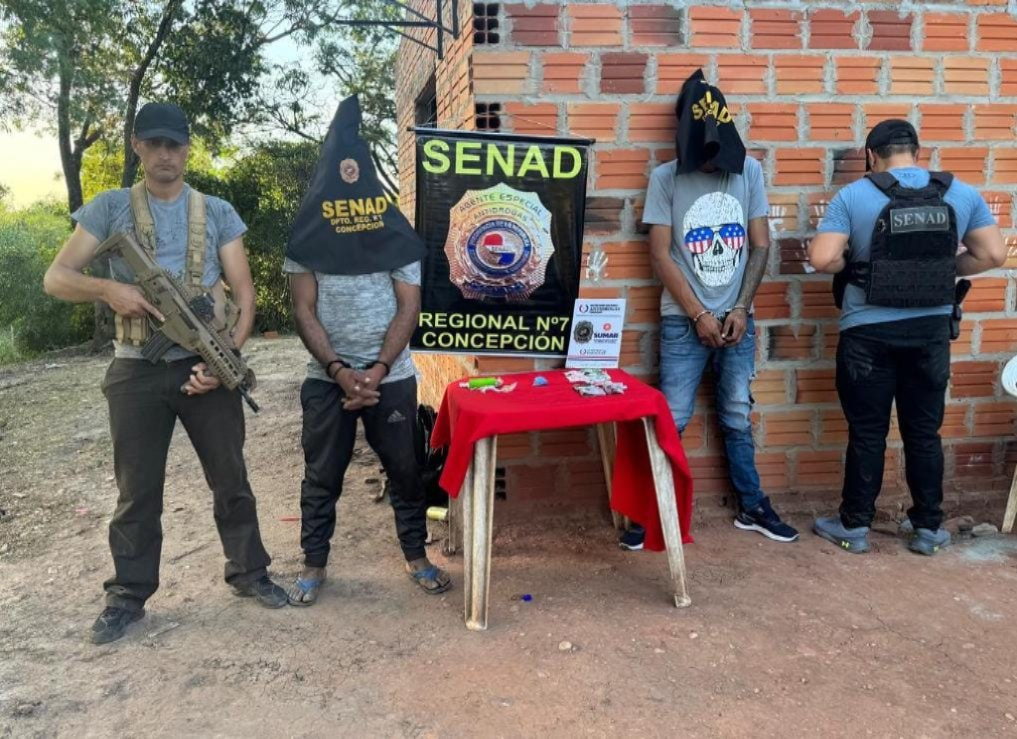 SENAD captura a peligrosos distribuidores de drogas en "Calaverita" Concepción 