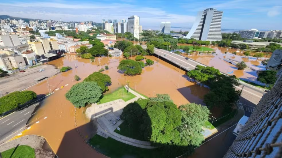 Con el retroceso del agua, los habitantes de Porto Alegre viven con animales muertos, aguas residuales, malos olores en las calles y ratas en casa