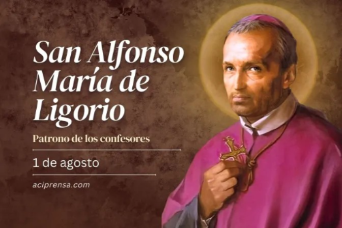 Hoy celebramos a San Alfonso María de Ligorio, patrono de confesores y teólogos moralistas