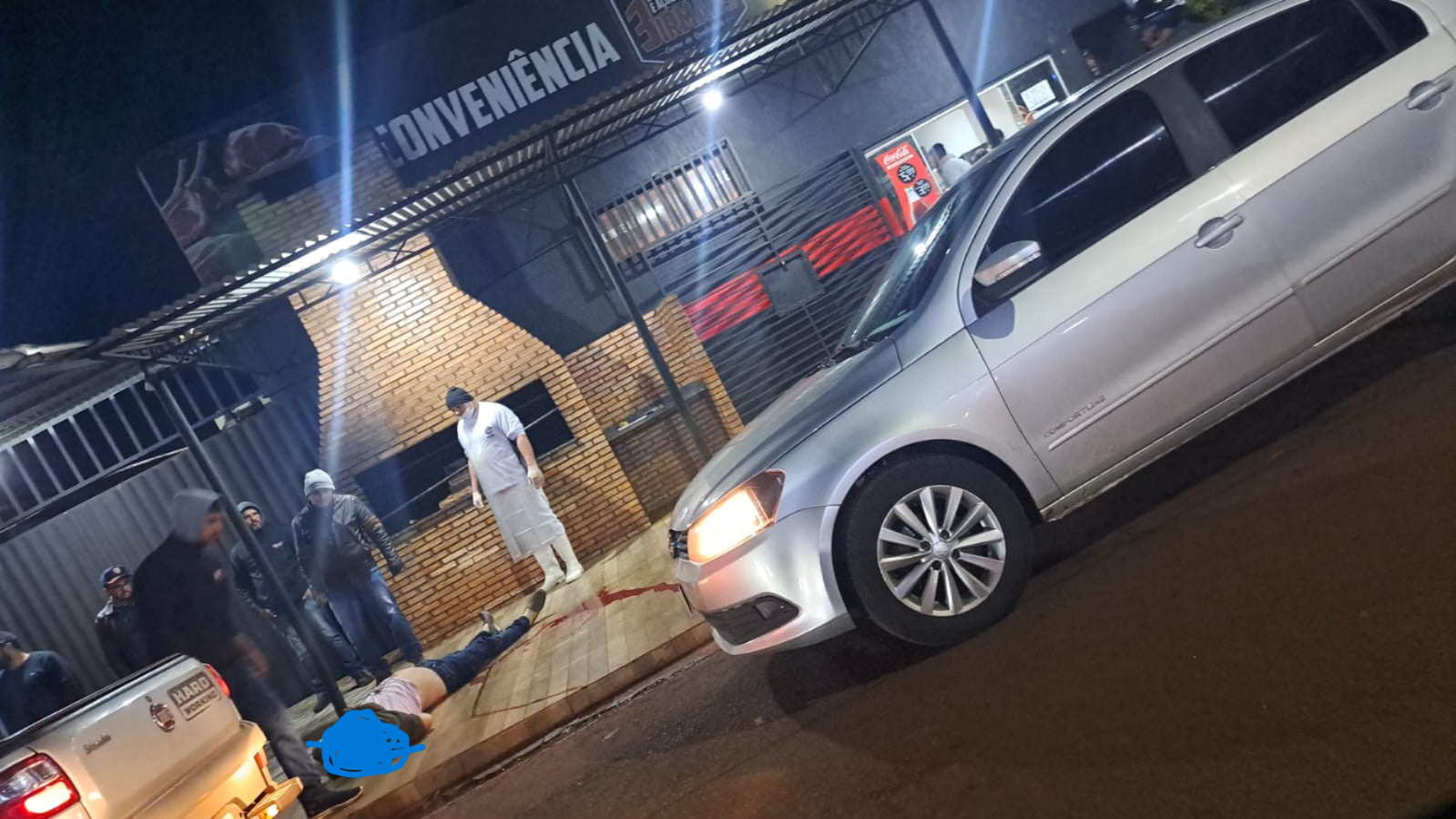 Ponta Porã 2 personas a bordo de una motocicleta dejan herido a un hombre en la noche del martes