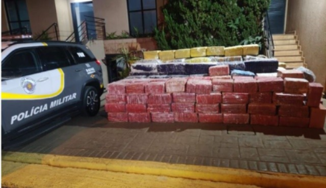 Incautan más de 5 toneladas de marihuana que salieron de Mato Grosso do Sul en una carretera de São Paulo