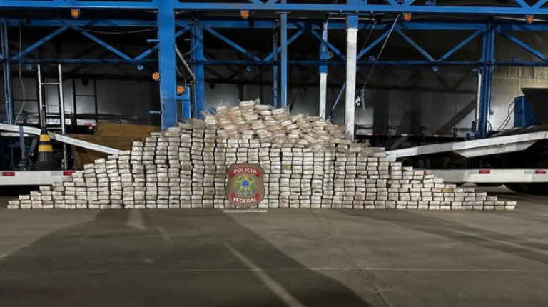 PF incauta más de 600 kg de cocaína en Brasilândia/MS
