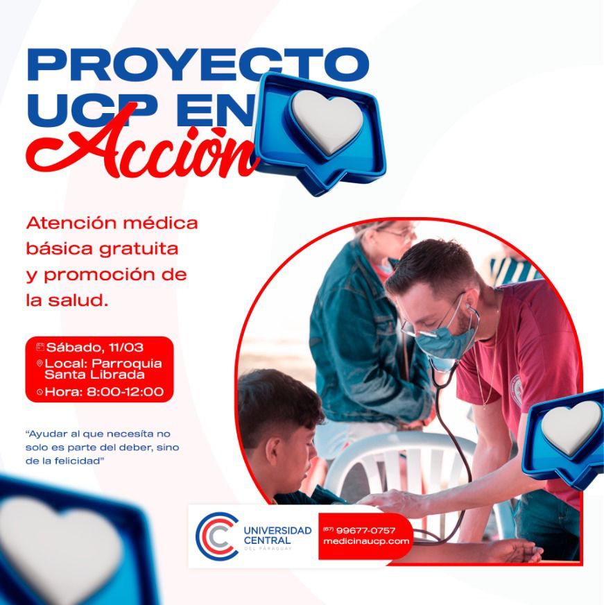 Atención médica gratuita de la UCP llega esta vez en el barrio Jardín Aurora