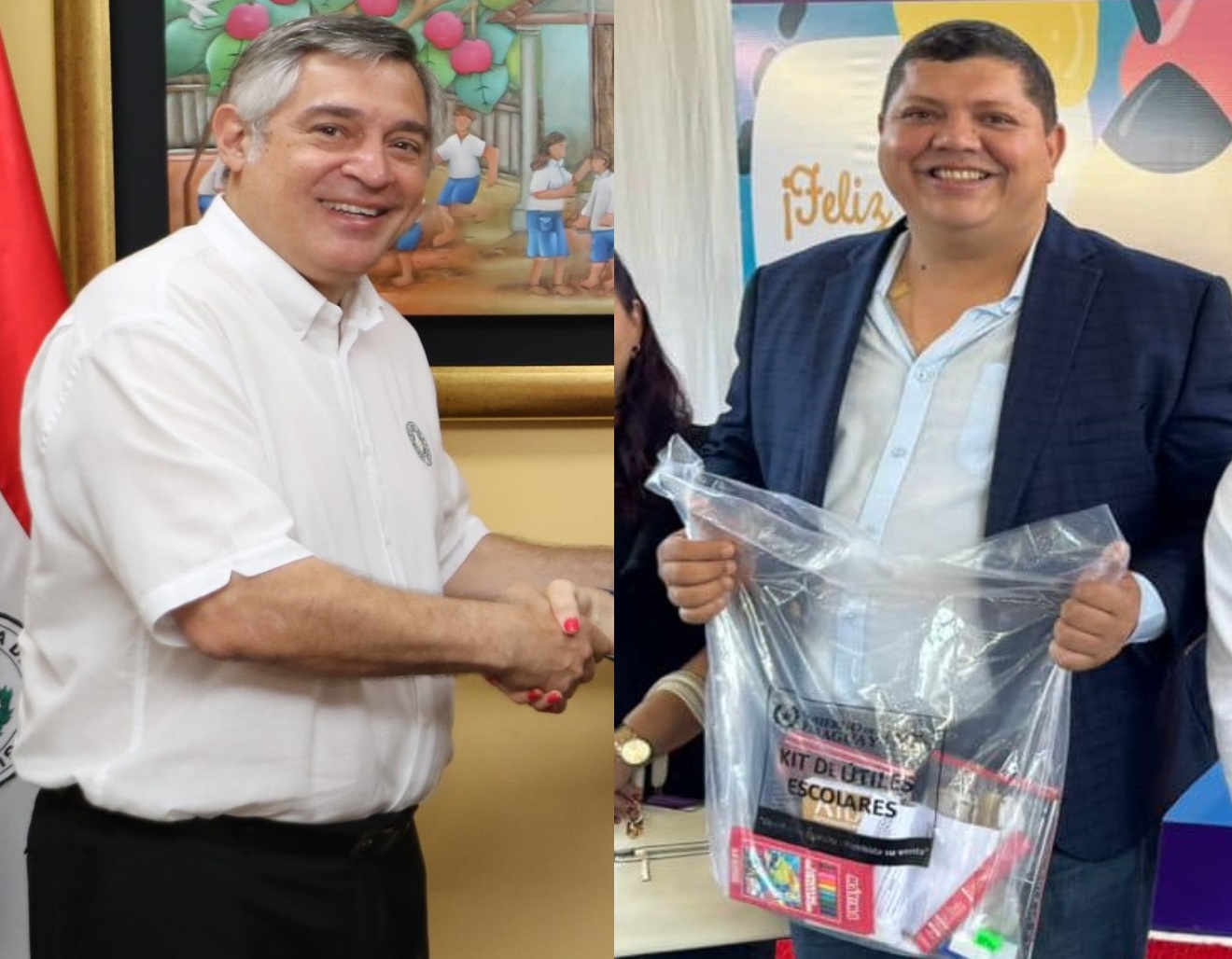 Gobernador Juancho Acosta reafirma buen relacionamiento con ministro del MEC y destacó trabajo en conjunto